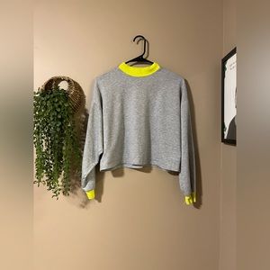 Inspired hearts cropped sweater
